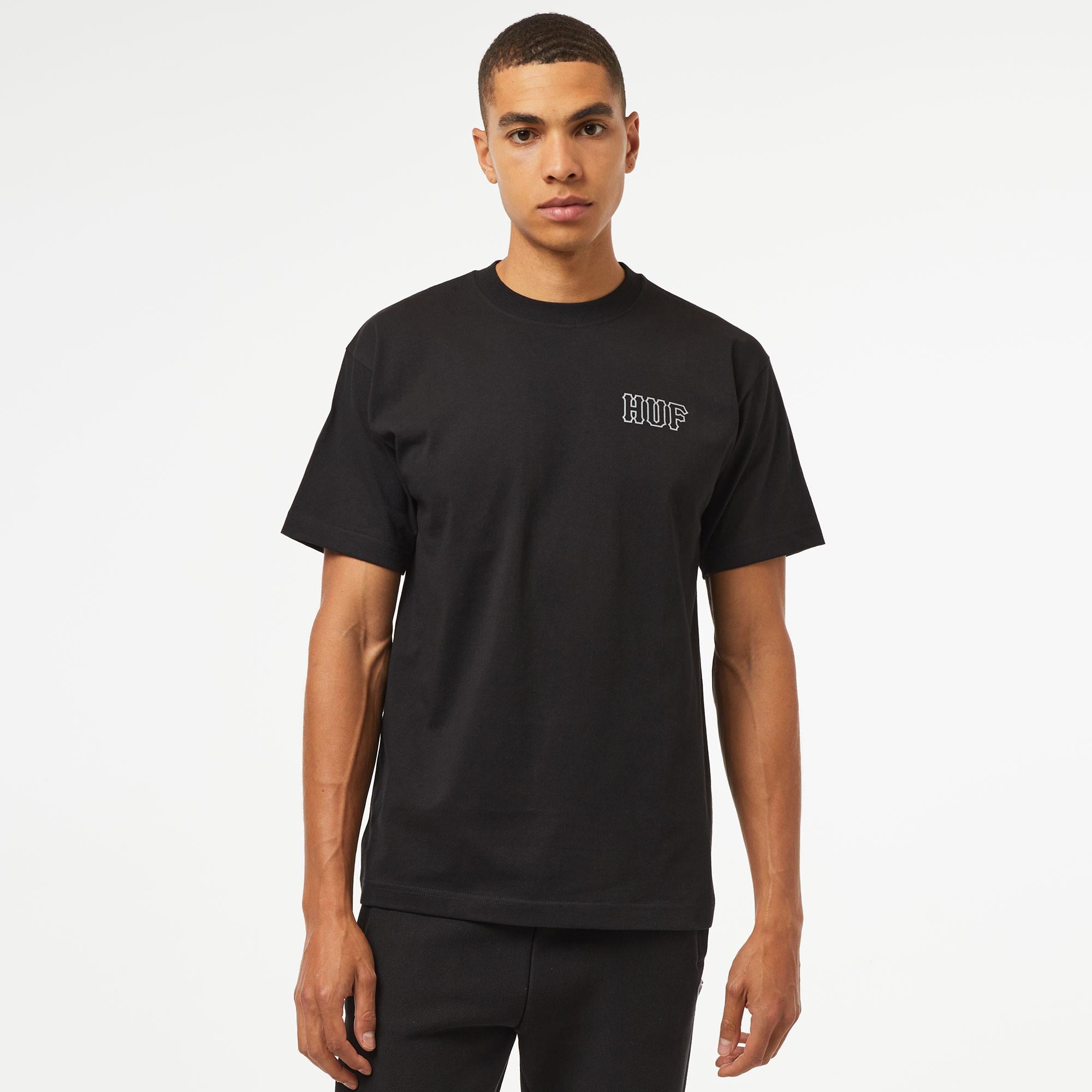 HUF Huf Set H S/S Erkek Siyah T-Shirt