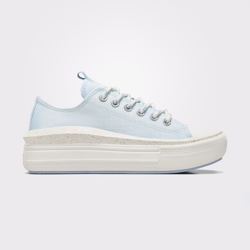  Converse Chuck Taylor All Star Move Kadın Mavi Platform Sneaker