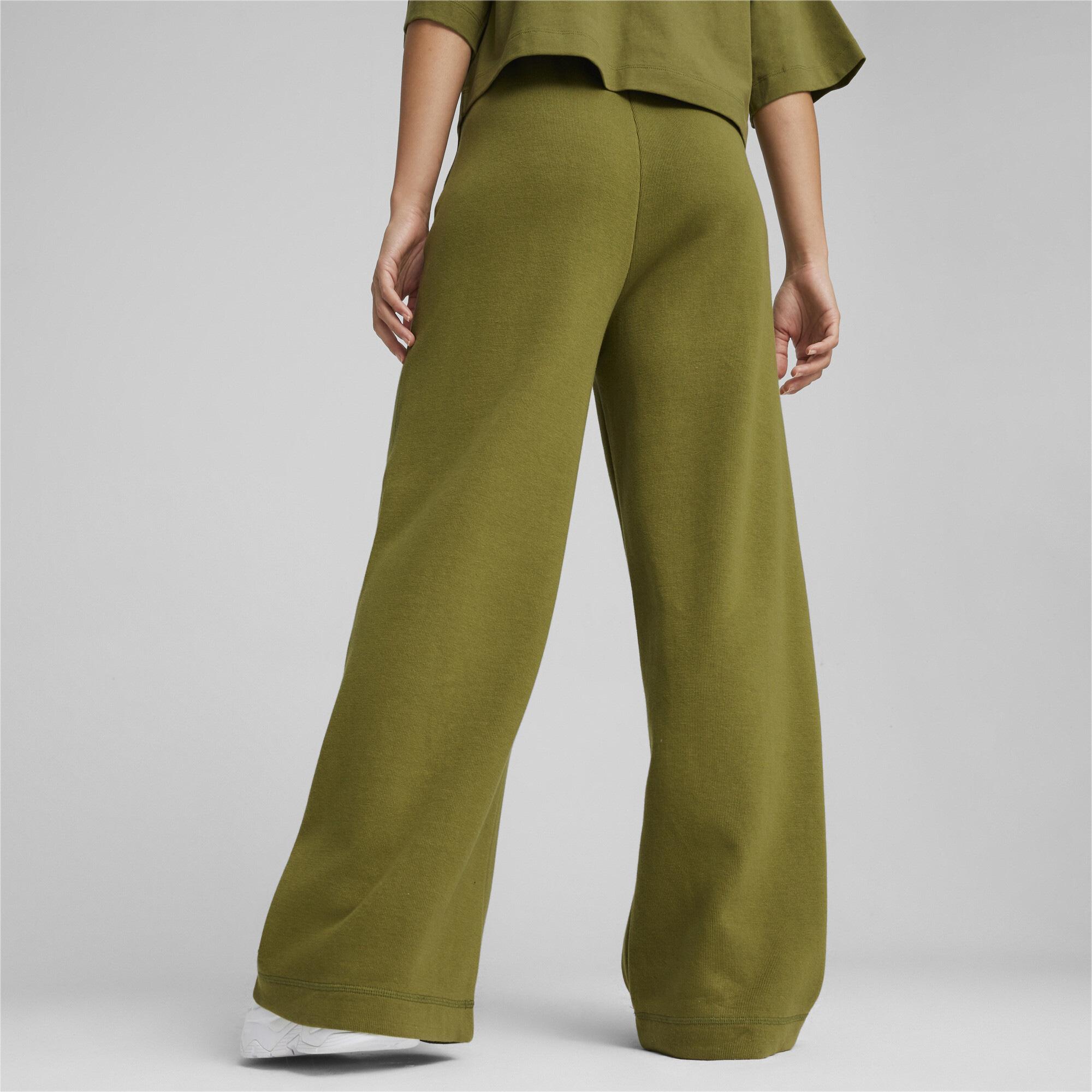 Puma Classics+ Relaxed Kadın Yeşil Eşofman Altı