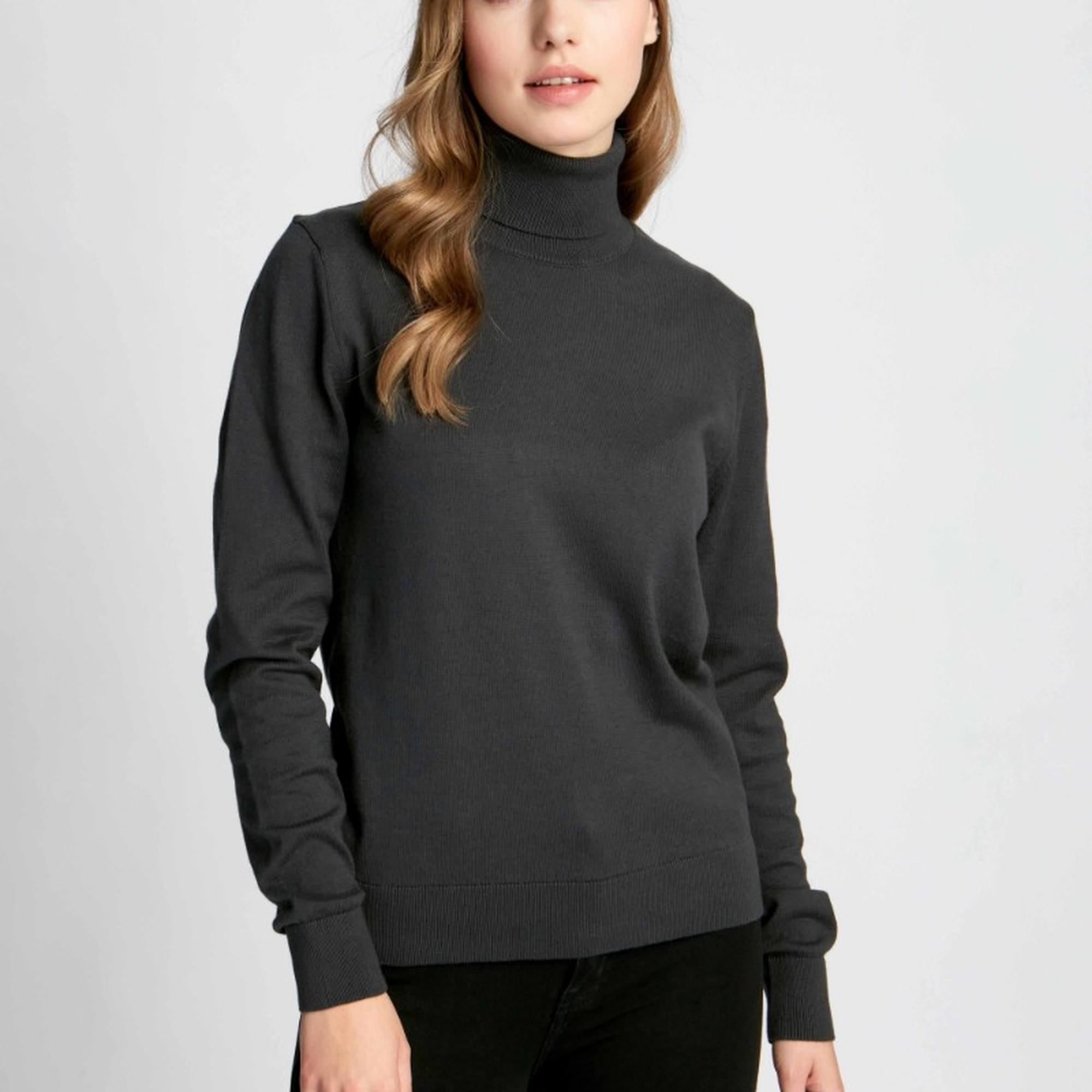 Kadın Boğazlı Kazak  409 - Gri