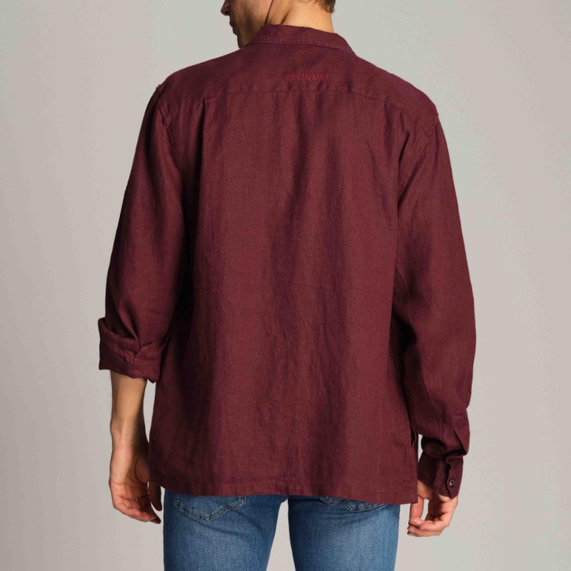 Erkek Gömlek Ceket  7181 - Mürdüm