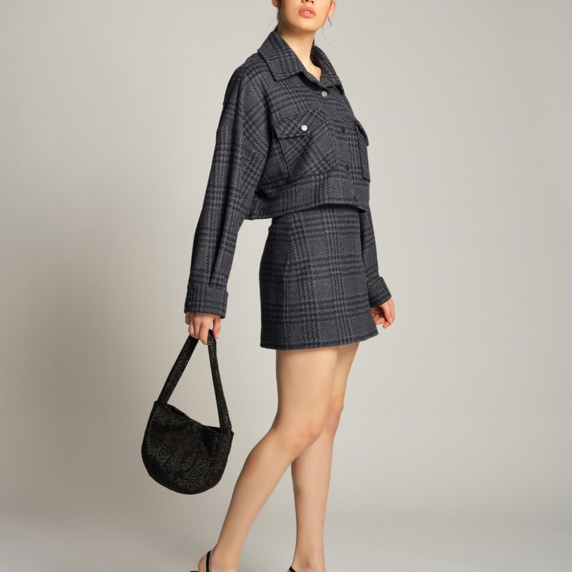 Kadın Etek  4024 - Mavi