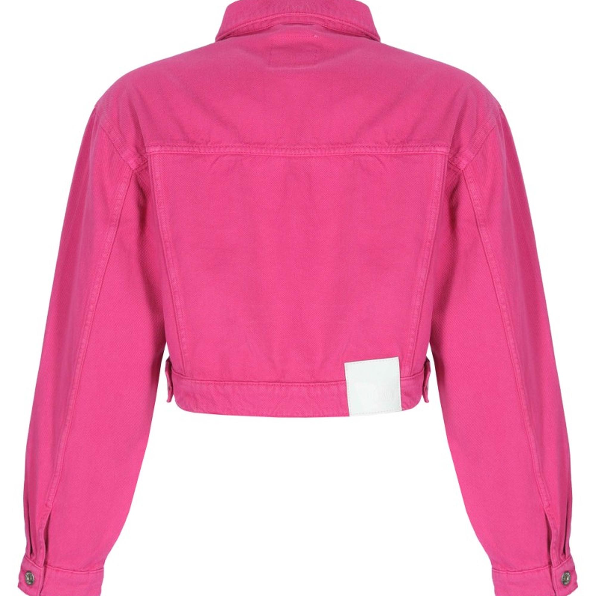 Kadın Kot Ceket  2436 - Pembe