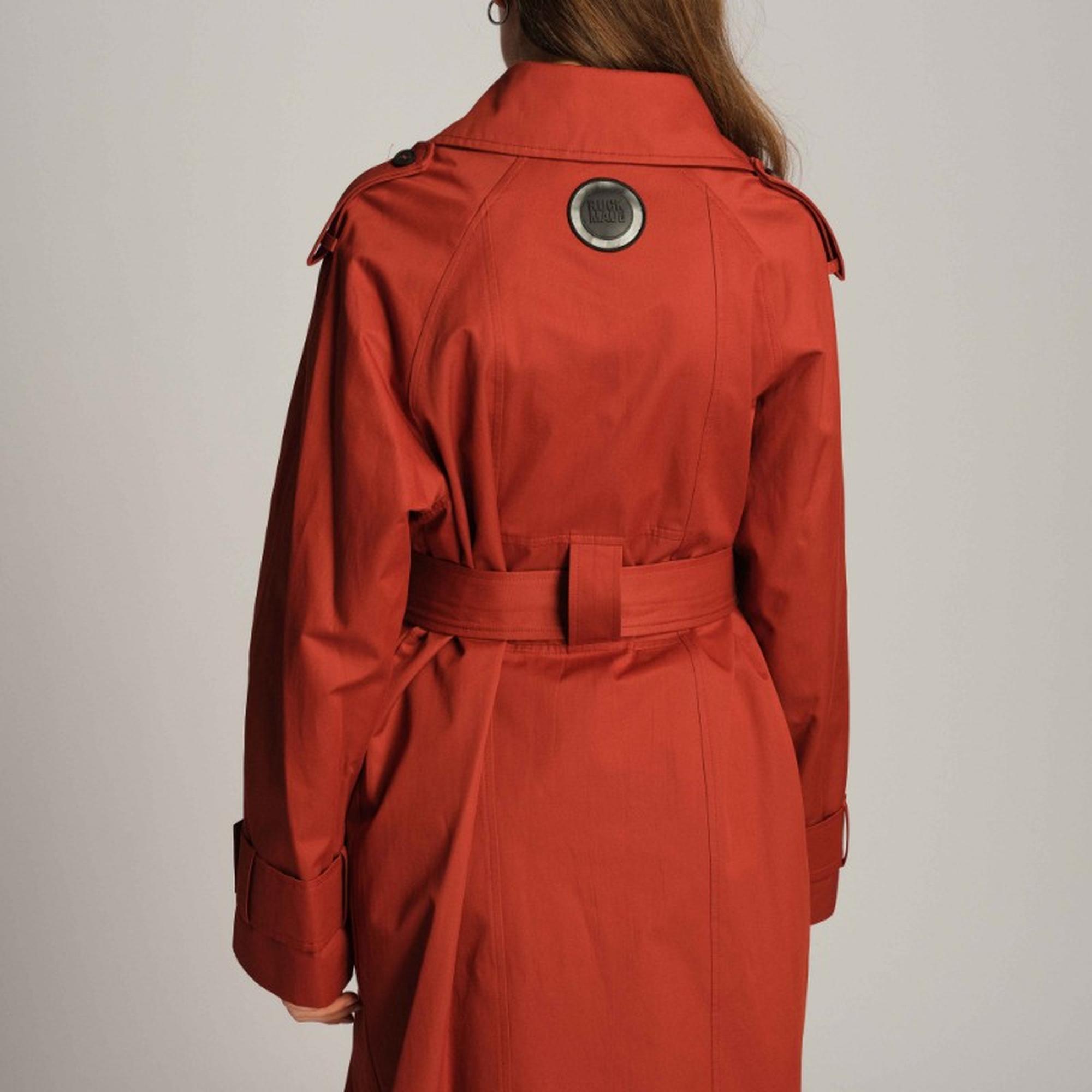 Kadın Trençkot  1354 - Hardal rengi