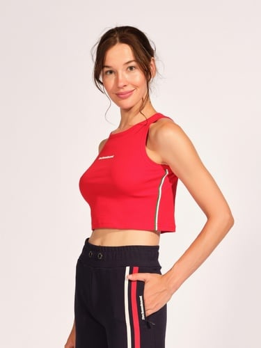  Kadın Atlet  1757 - Kırmızı