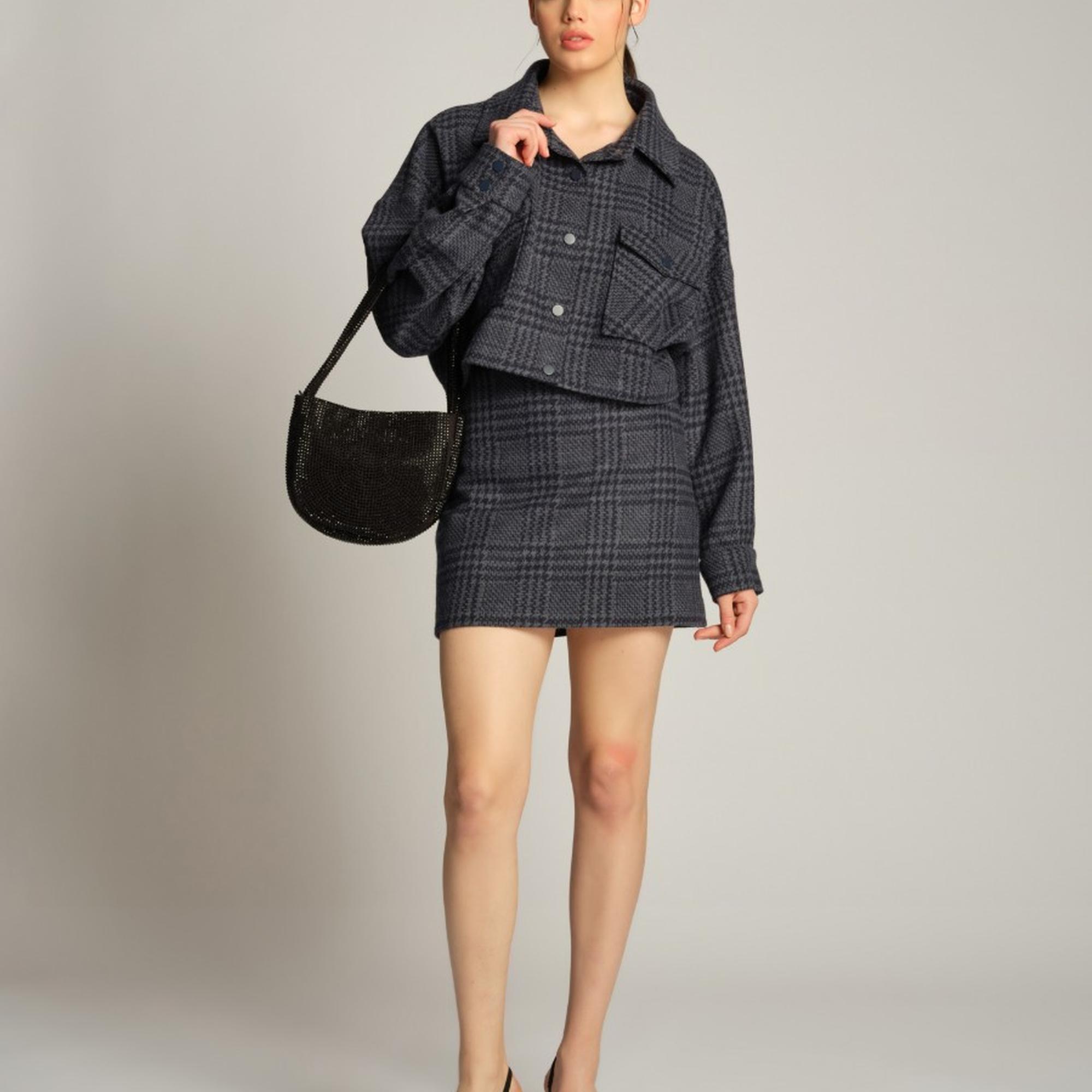 Kadın Ceket  4024 - Mavi