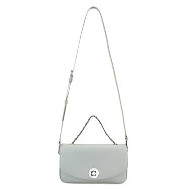  Karla Yeşil Kadın Deri Omuz Çantası