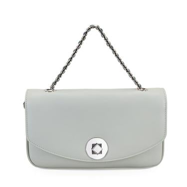  Karla Yeşil Kadın Deri Omuz Çantası