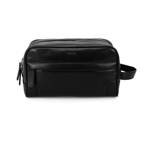  Jonatan Siyah Erkek Deri Kozmetik El Çantası