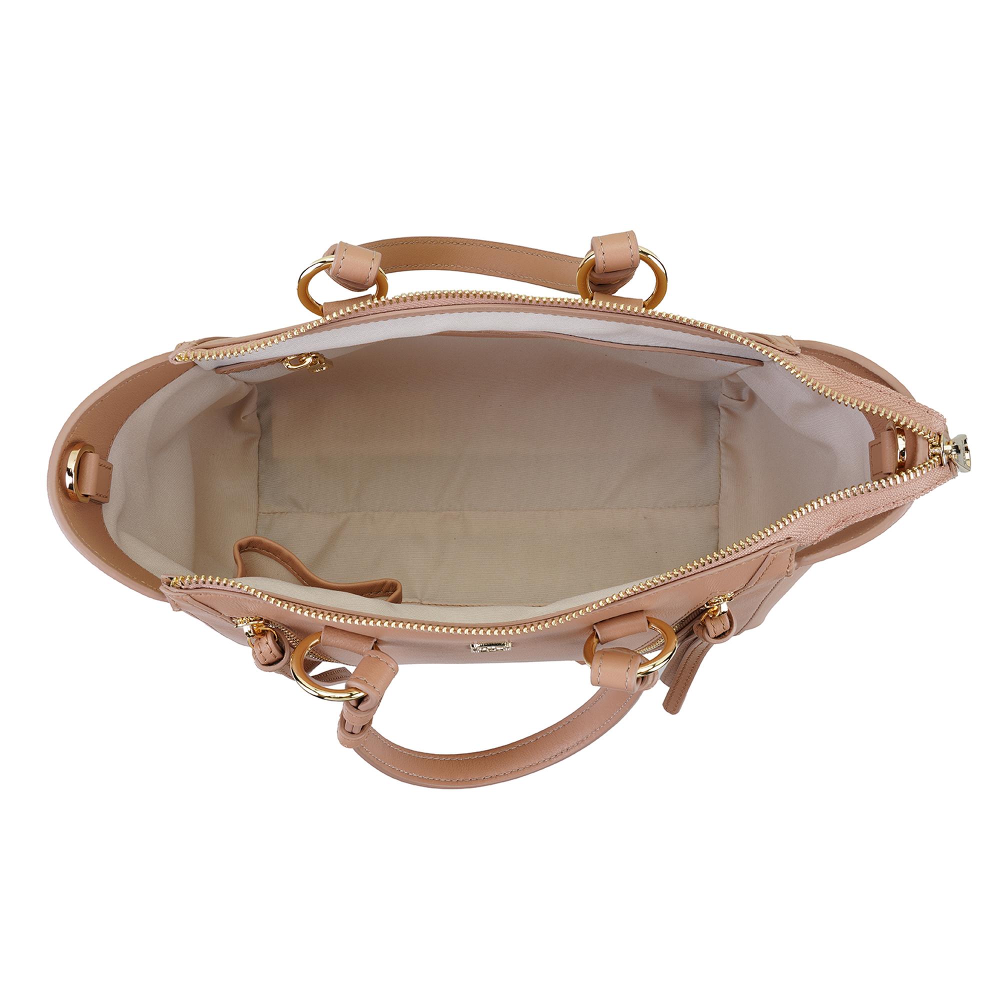 Garten Kahve Kadın Deri El Çantası