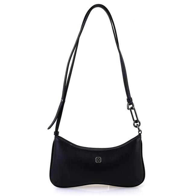 Annie Siyah Kadın Deri Omuz Çantası