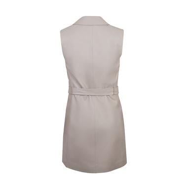  Tazia Bej Kadın Deri Elbise