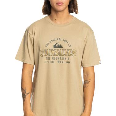  Quiksilver Floating Around Erkek Bej Tişört