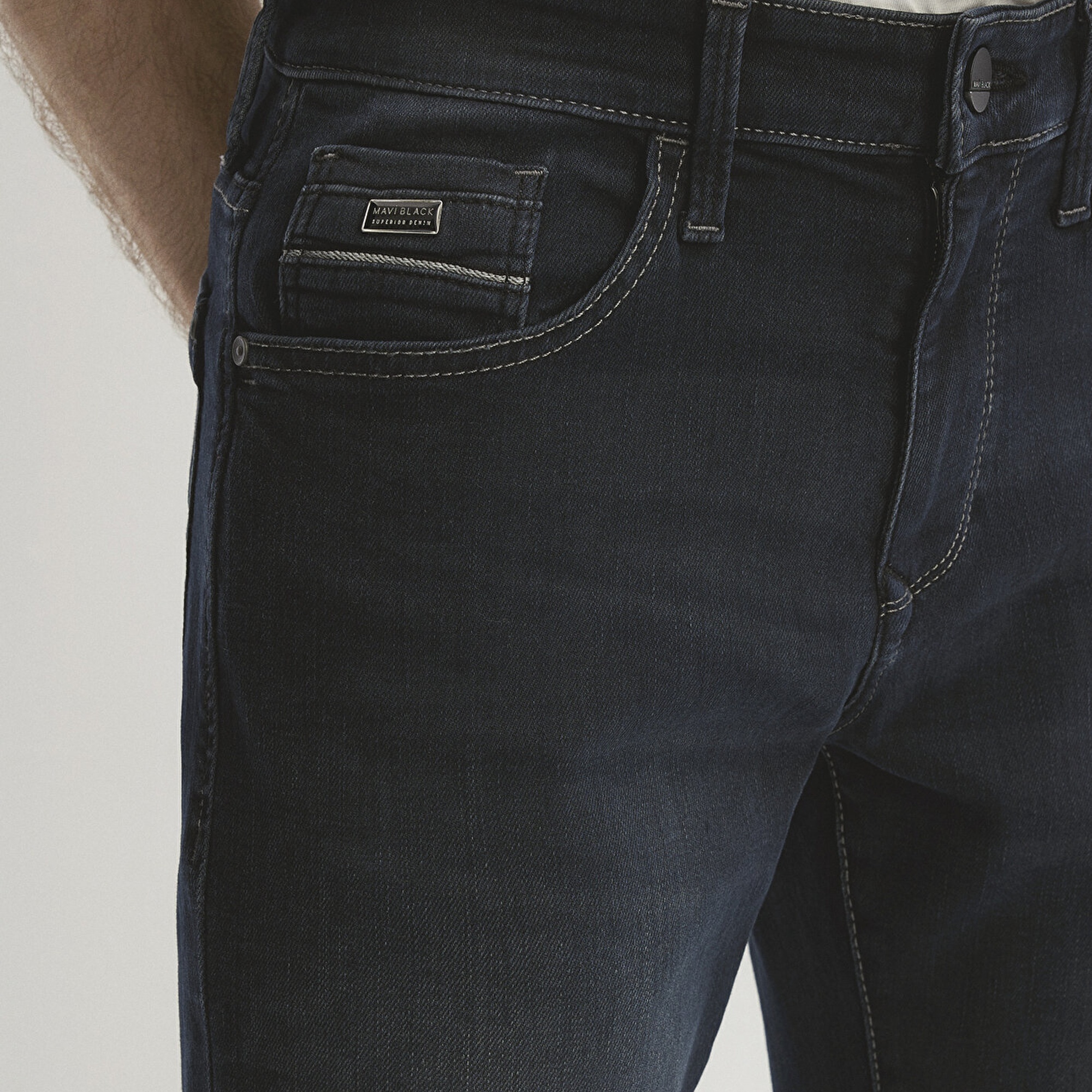 Mavi James Mavi Black Puslu Mürekkep Mavi Jean Pantolon 0042426976