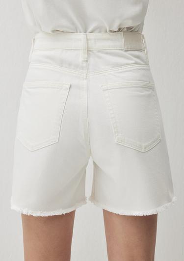  Mavi Millie 90lar Kırık Beyaz Jean Şort 1458987074