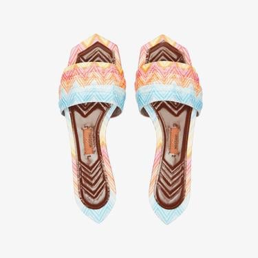  Missoni Gia Flat Wave Kadın Sarı Terlik