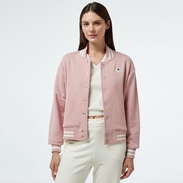 Converse Bomber Kadın Pembe Ceket