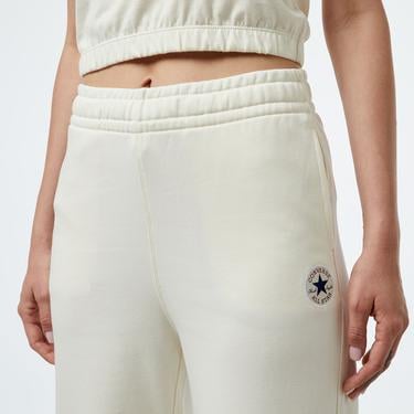  Converse Chuck Taylor Kadın Loose Fit Beyaz Eşofman Altı