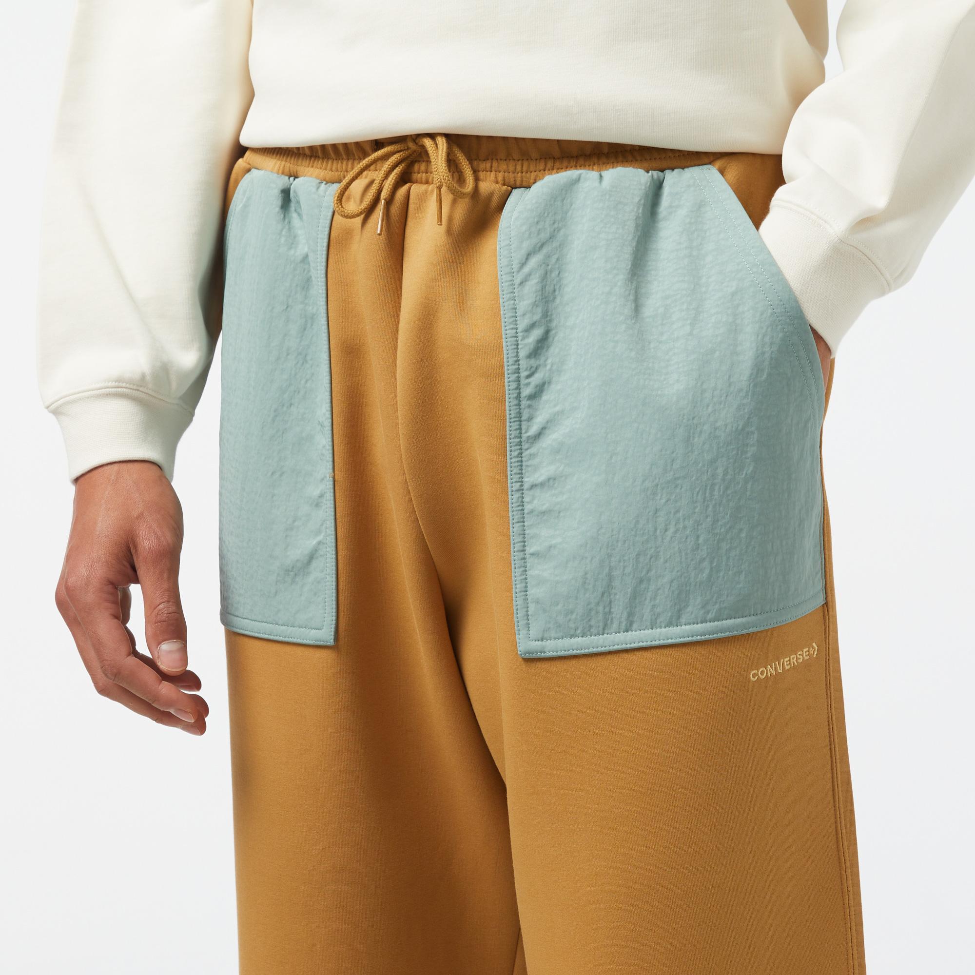 Converse Wordmark Erkek Sarı Pantolon