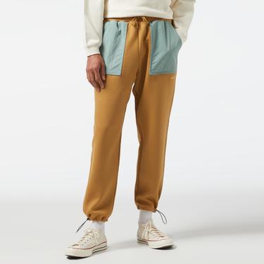  Converse Wordmark Erkek Sarı Pantolon