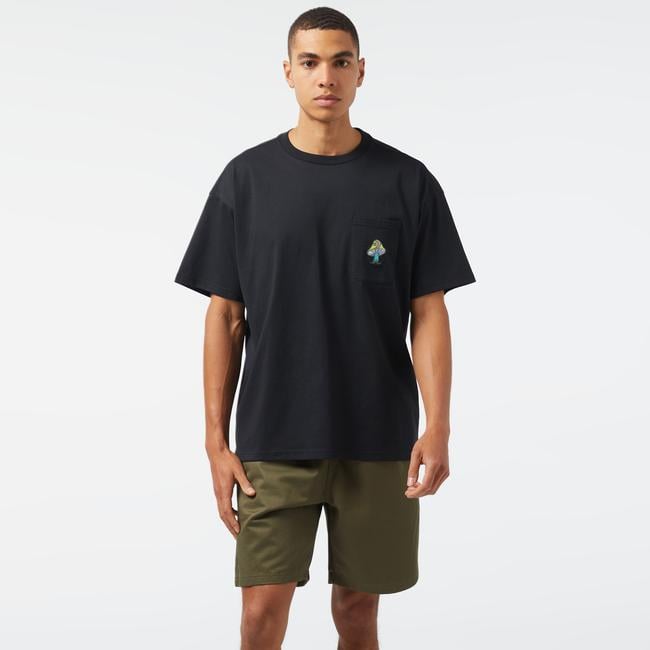  Converse Mushroom Oversized Fit Erkek Lacivert T-Shirt
