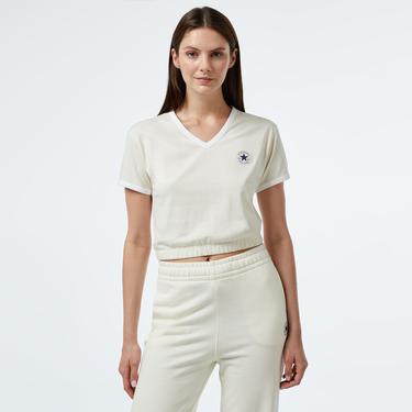  Converse Retro Kadın Beyaz T-Shirt