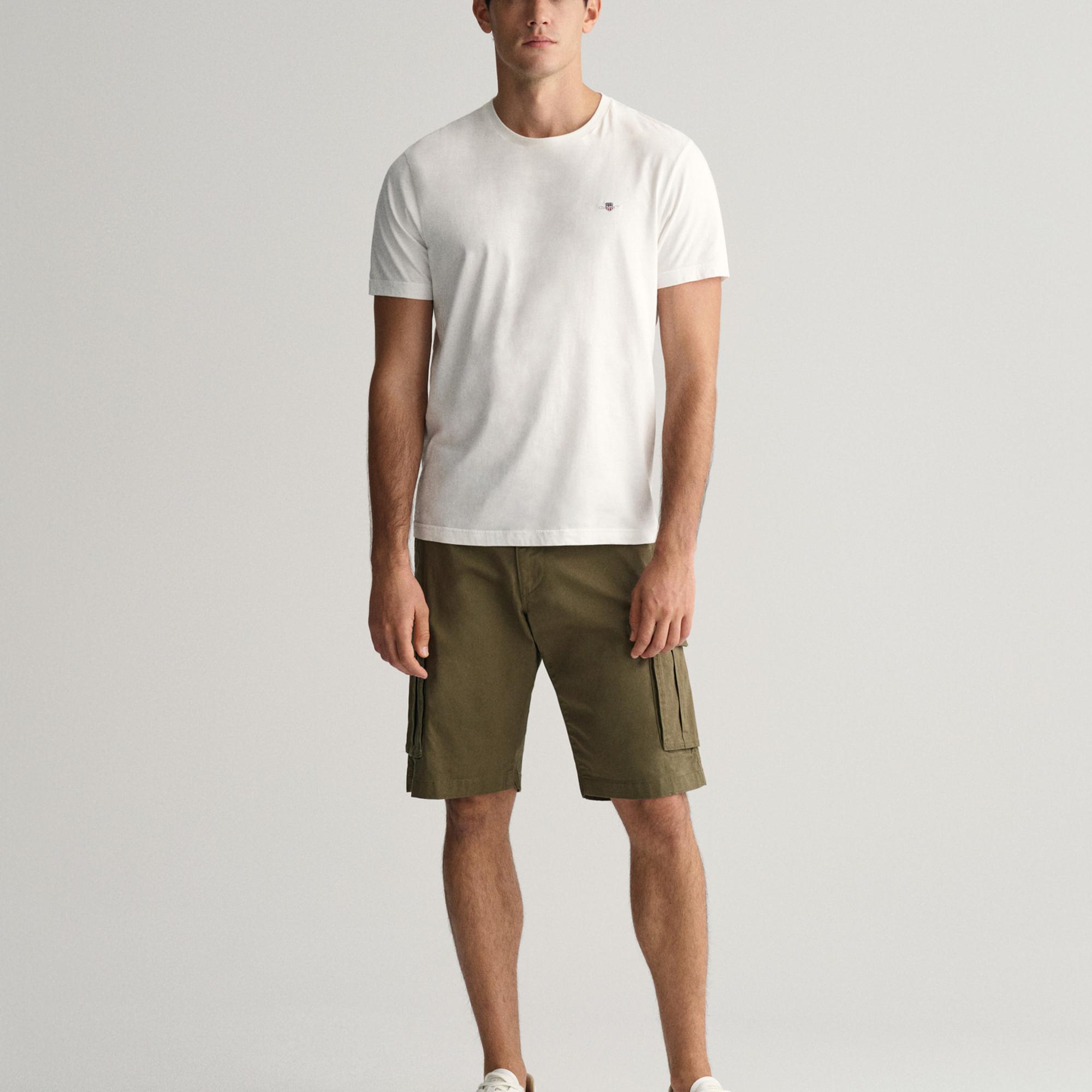 GANT Erkek Yeşil Relaxed Fit Şort