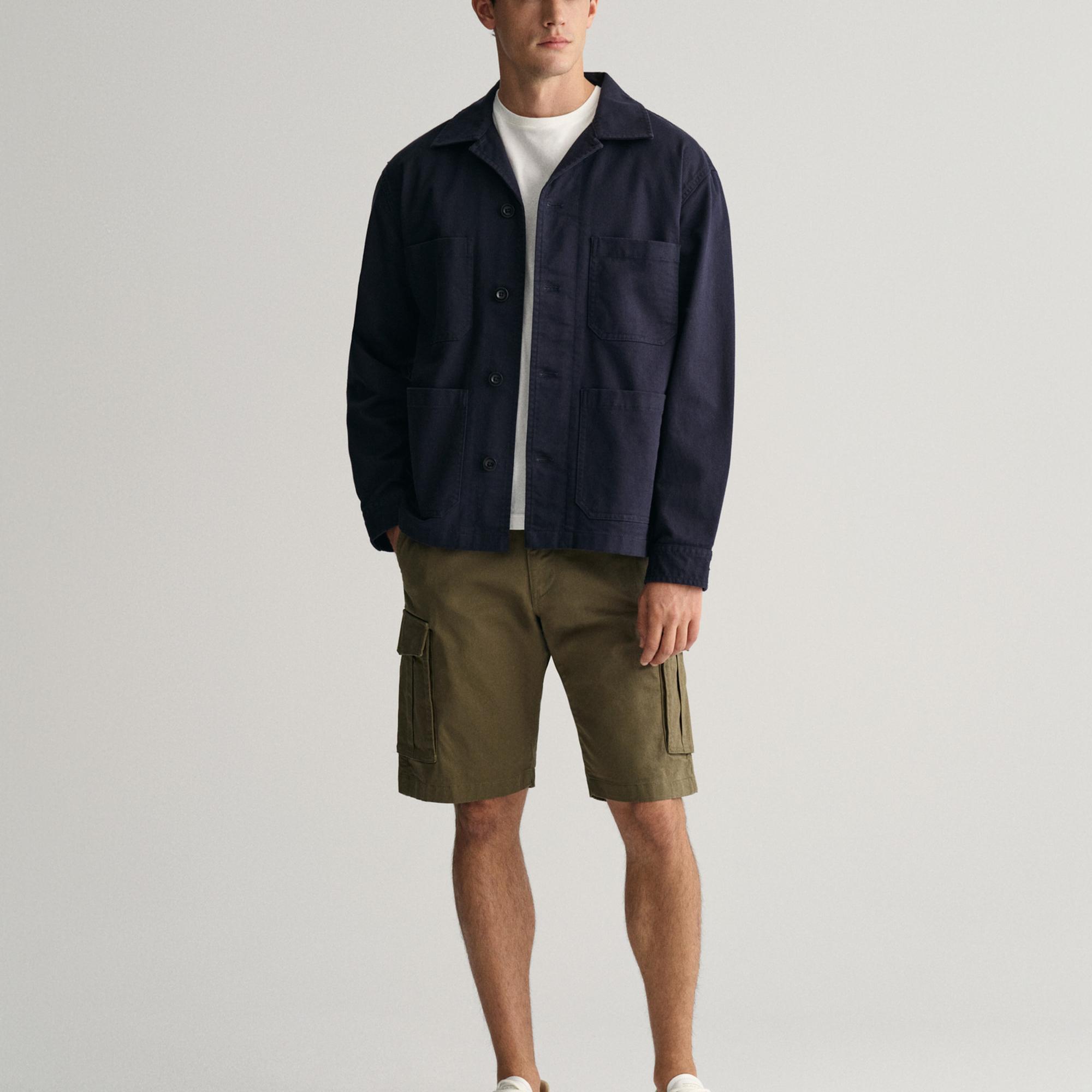 GANT Erkek Yeşil Relaxed Fit Şort