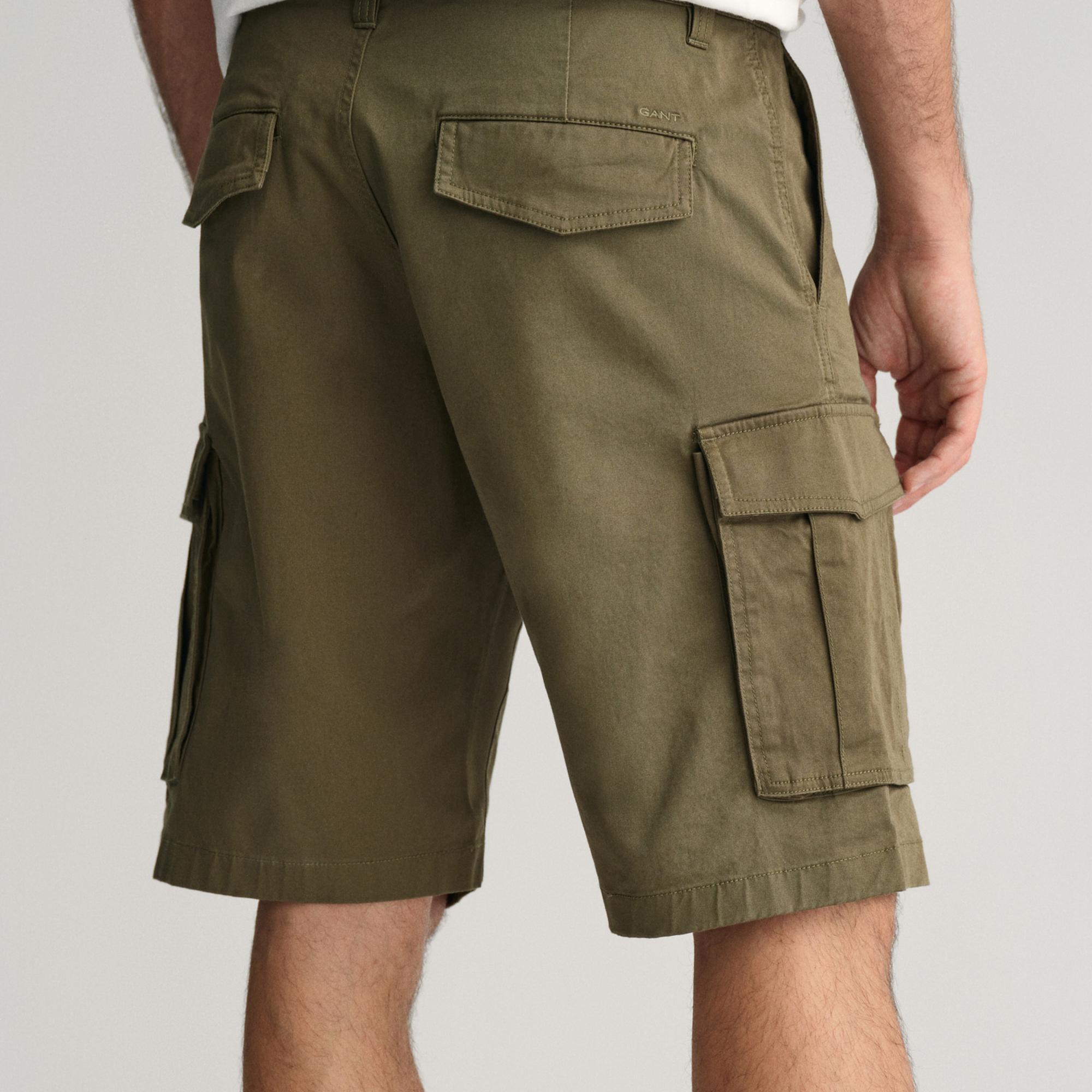 GANT Erkek Yeşil Relaxed Fit Şort