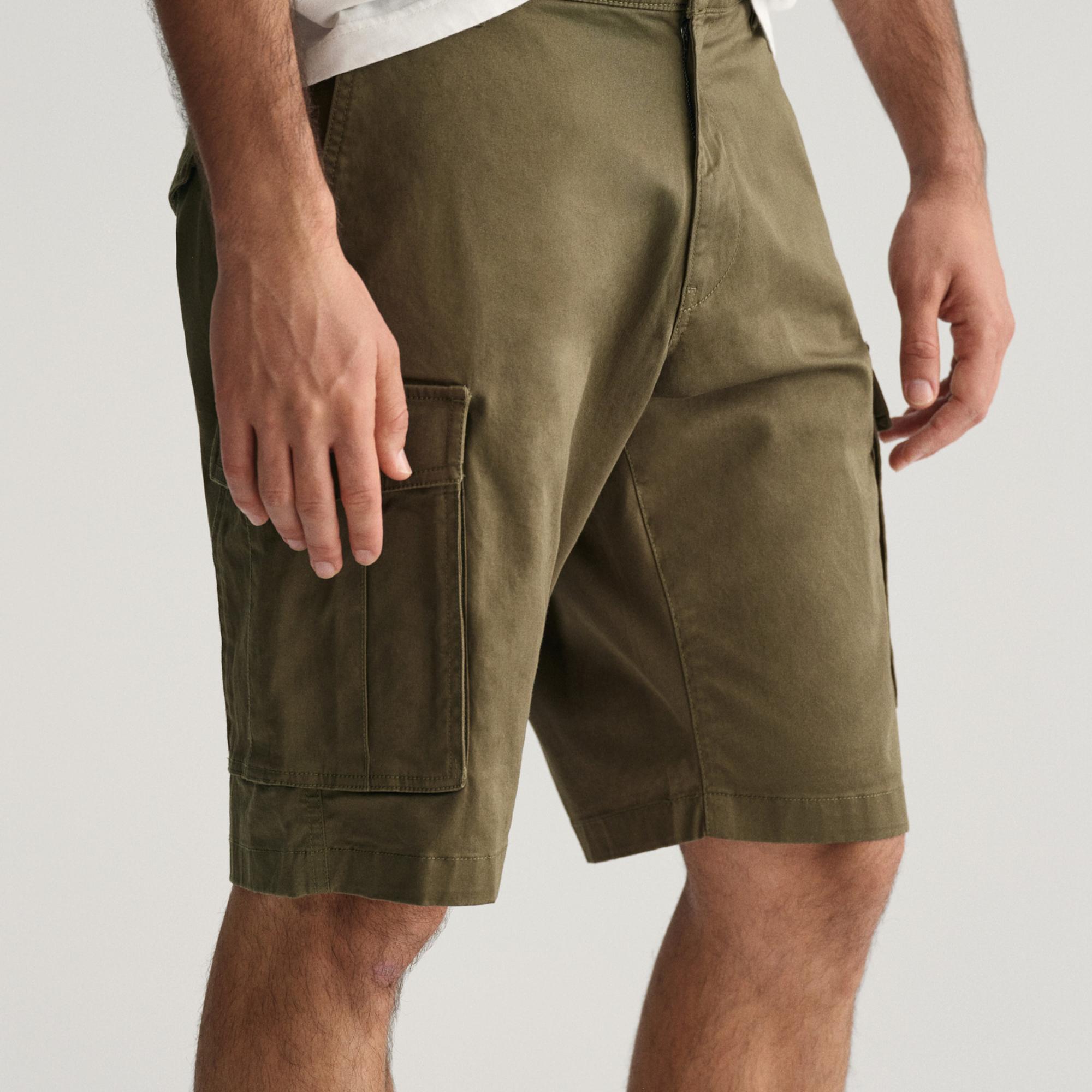 GANT Erkek Yeşil Relaxed Fit Şort