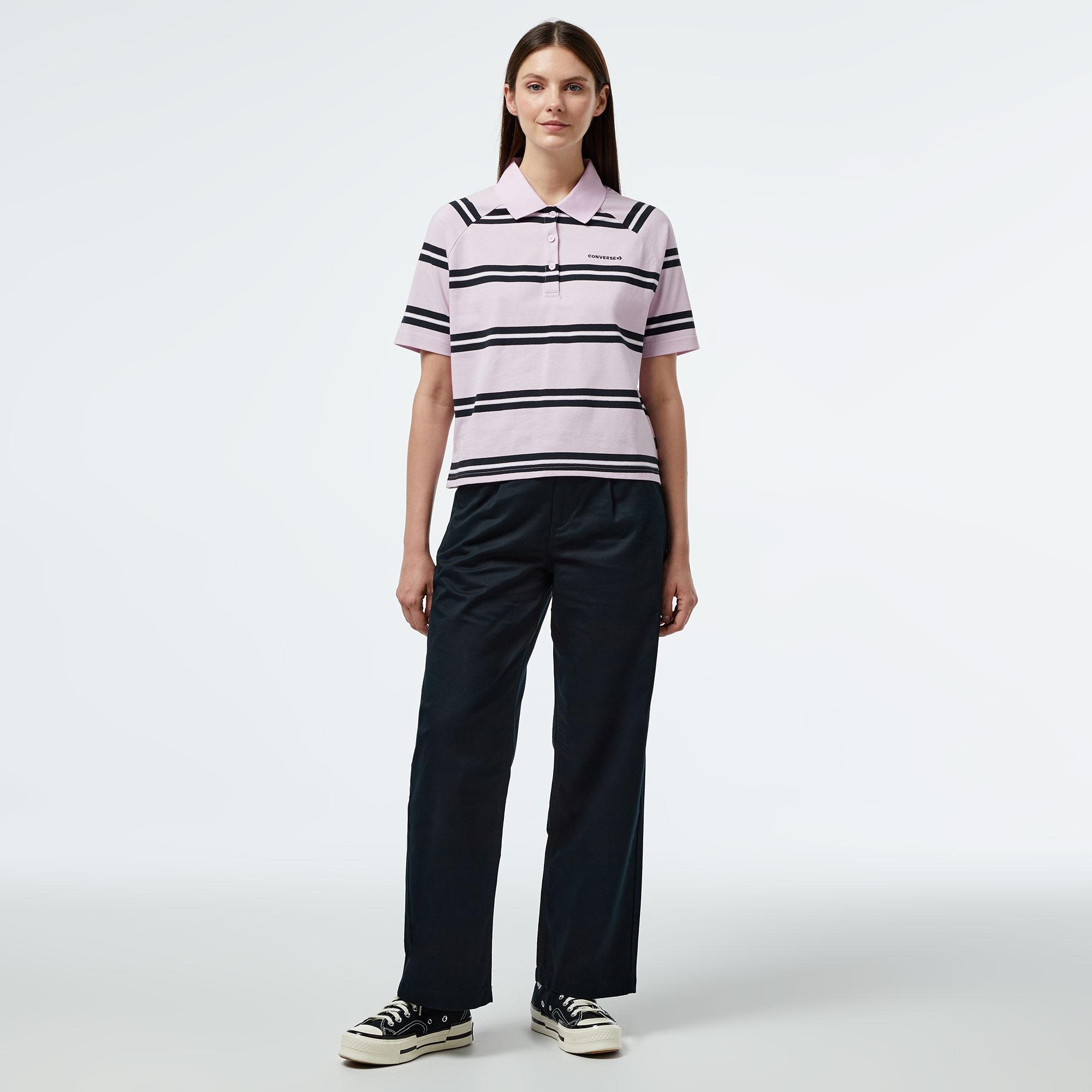 Converse Marquis Çizgili Kadın Lila Polo