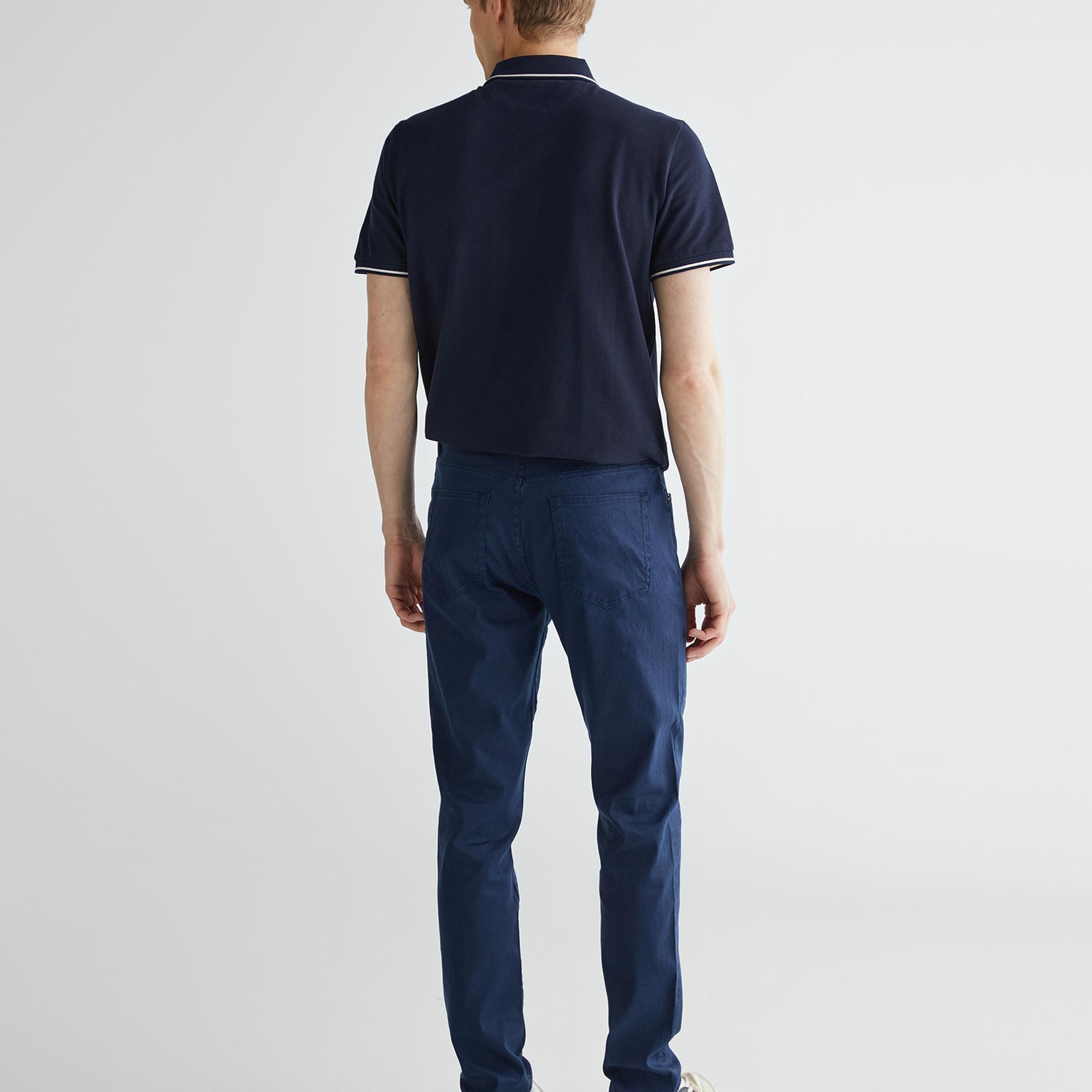 GANT Erkek Lacivert Slim Fit Pantolon