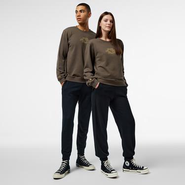  Converse x Wonka French Terry Crew Unisex Kahverengi Sweatshirt