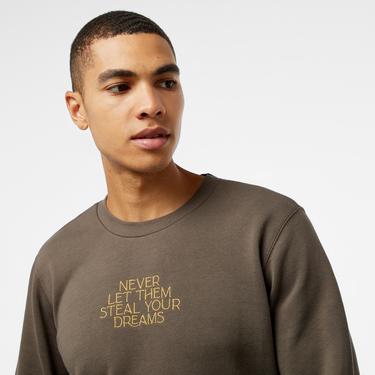  Converse x Wonka French Terry Crew Unisex Kahverengi Sweatshirt
