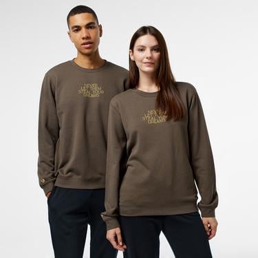  Converse x Wonka French Terry Crew Unisex Kahverengi Sweatshirt