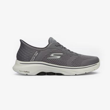 Skechers Slip-Ins GOwalk 7 Erkek Gri Yürüyüş Ayakkabısı