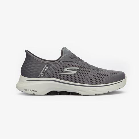  Skechers Slip-Ins GOwalk 7 Erkek Gri Yürüyüş Ayakkabısı