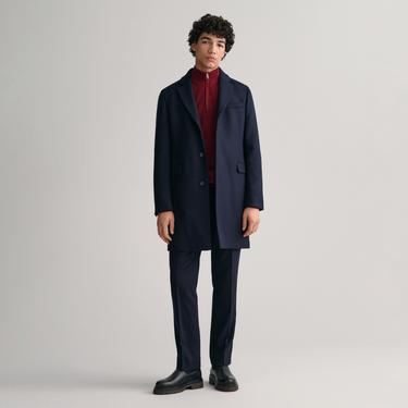  GANT Erkek Kırmızı Regular Fit Yarım Fermuarlı Kazak