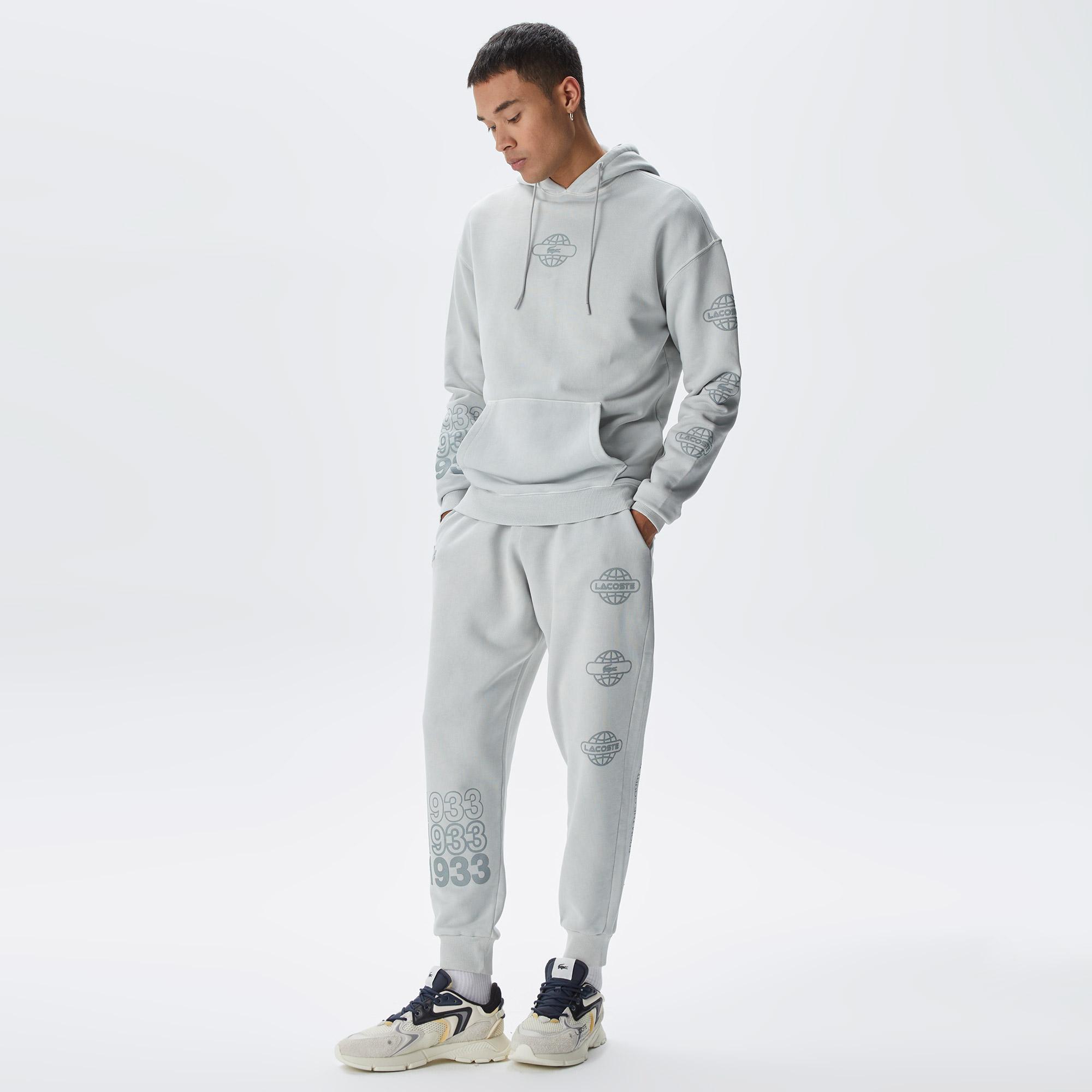 Lacoste House of SuperStep X Lacoste Kadın Gri Eşofman Altı