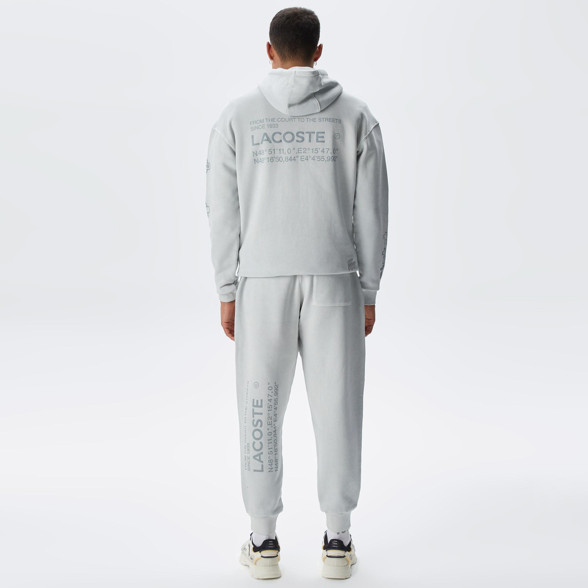 Lacoste House of SuperStep X Lacoste Kadın Gri Eşofman Altı