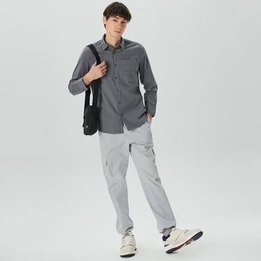  Lacoste X House of SuperStep Erkek Gri Gömlek