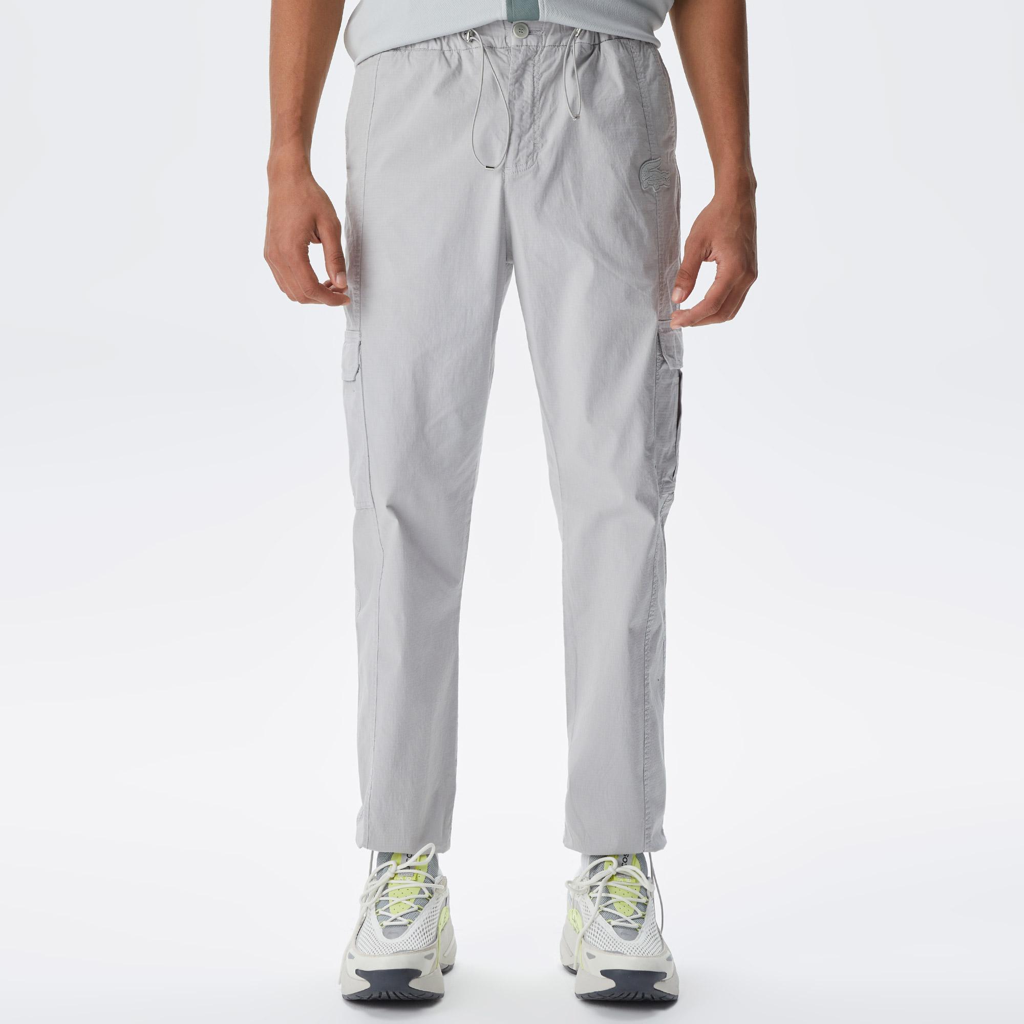 Lacoste House of SuperStep X Lacoste Erkek Gri Pantolon