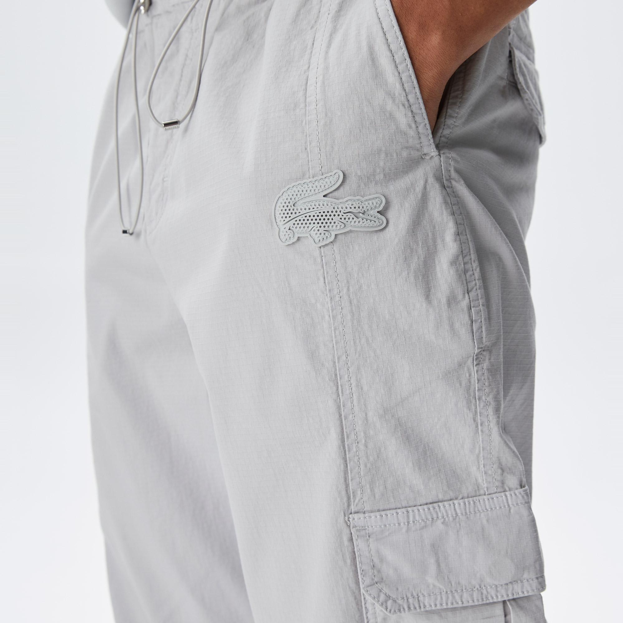 Lacoste House of SuperStep X Lacoste Erkek Gri Pantolon