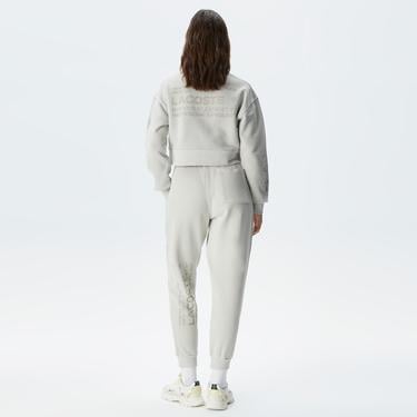  Lacoste House of SuperStep X Lacoste Erkek Gri Eşofman Altı