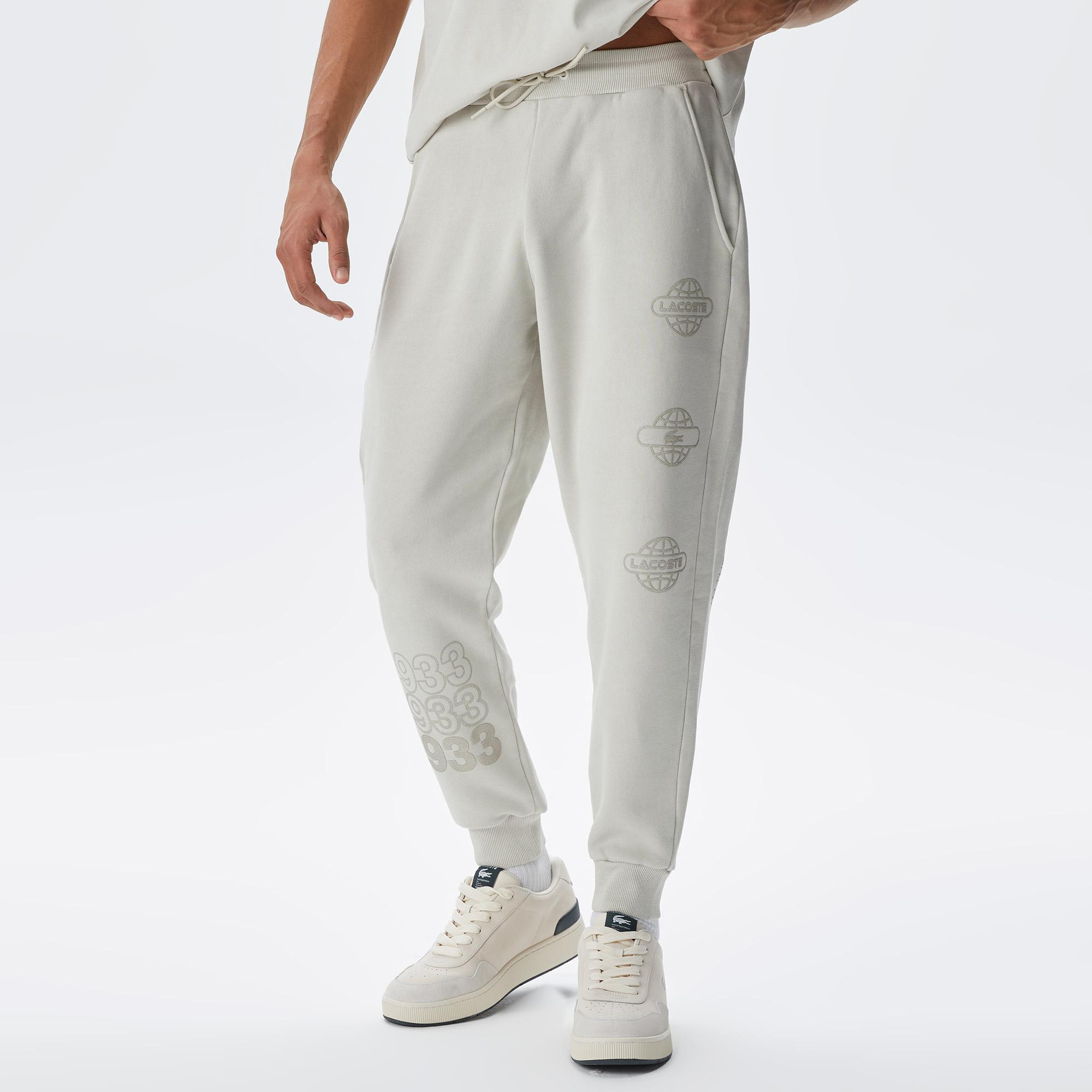 Lacoste House of SuperStep X Lacoste Erkek Gri Eşofman Altı