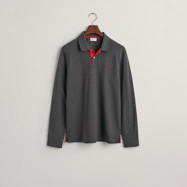  Gant Erkek Gri Regular Fit Polo