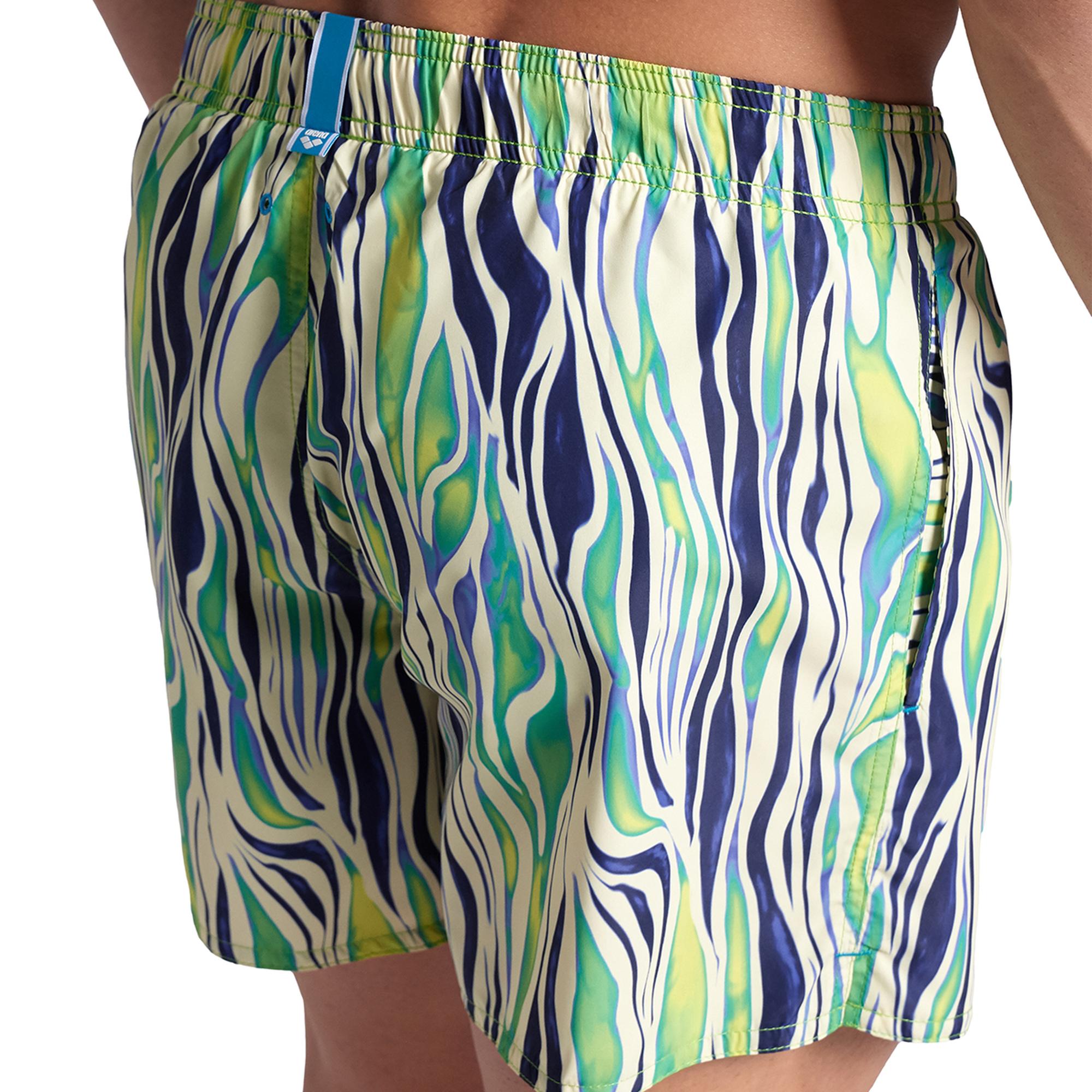 Beach Allover Erkek Yeşil Yüzücü Şortu 007159601