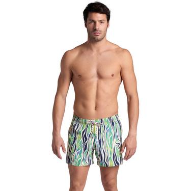  Beach Allover Erkek Yeşil Yüzücü Şortu 007159601