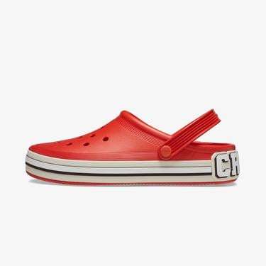 Crocs OffCourt Logo Clog Unisex Kırmızı Terlik