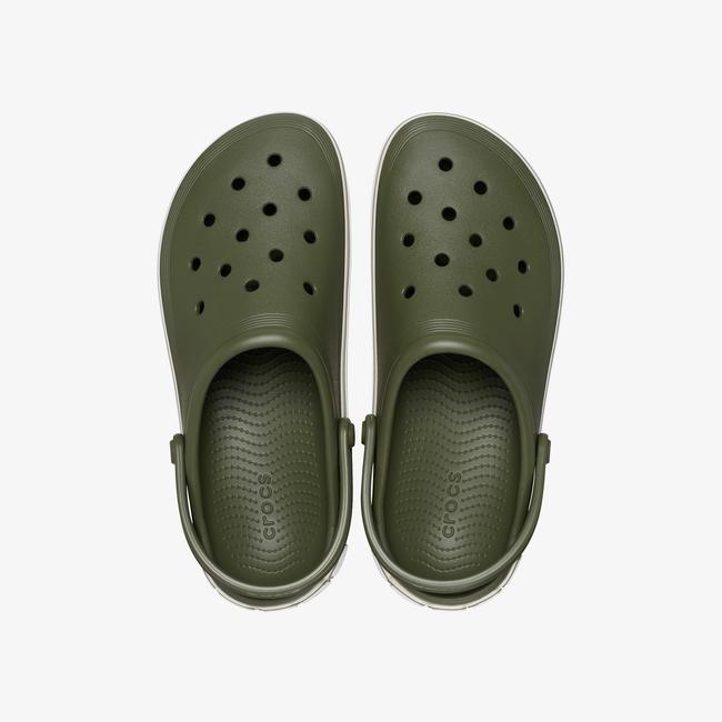  Crocs OffCourt Logo Clog Unisex Yeşil Terlik